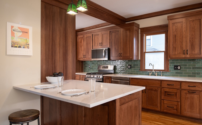 renovated historic kitchen